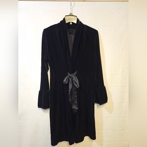 Soma Black Velvet Robe
